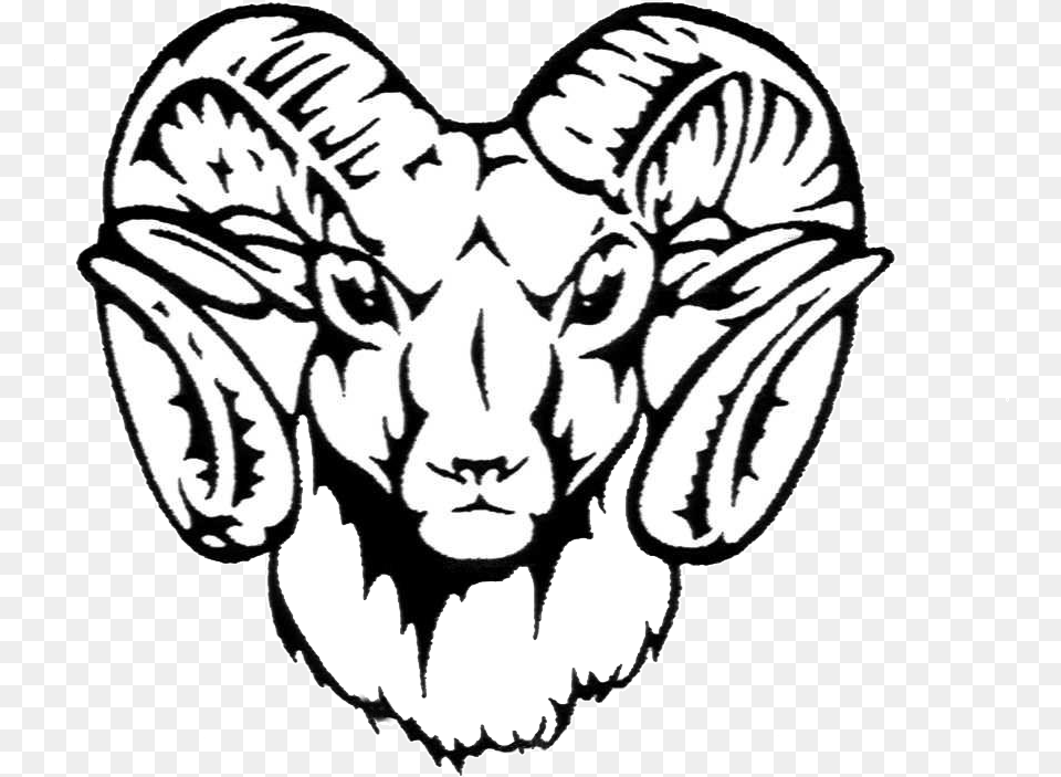 School Logo Rampart High School Ram, Art, Baby, Person, Accessories Free Png