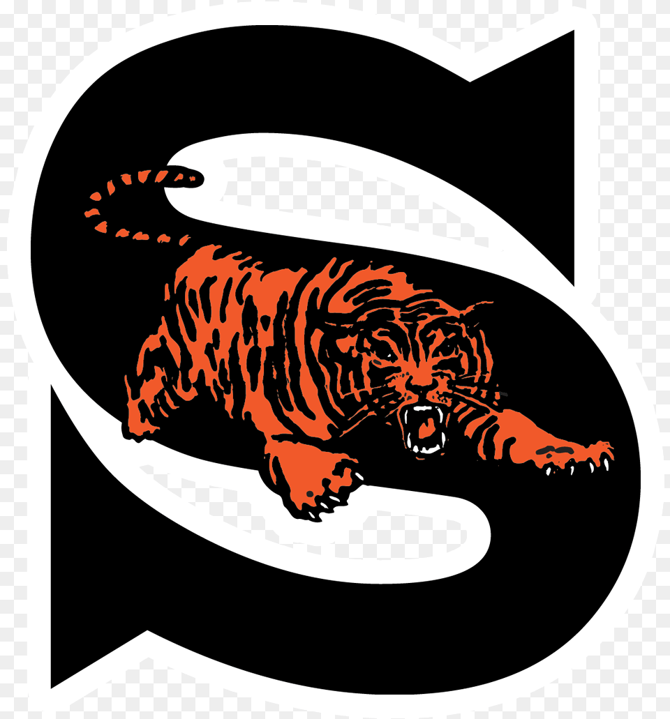School Logo Shadyside Tigers Football, Animal, Mammal, Tiger, Wildlife Free Png