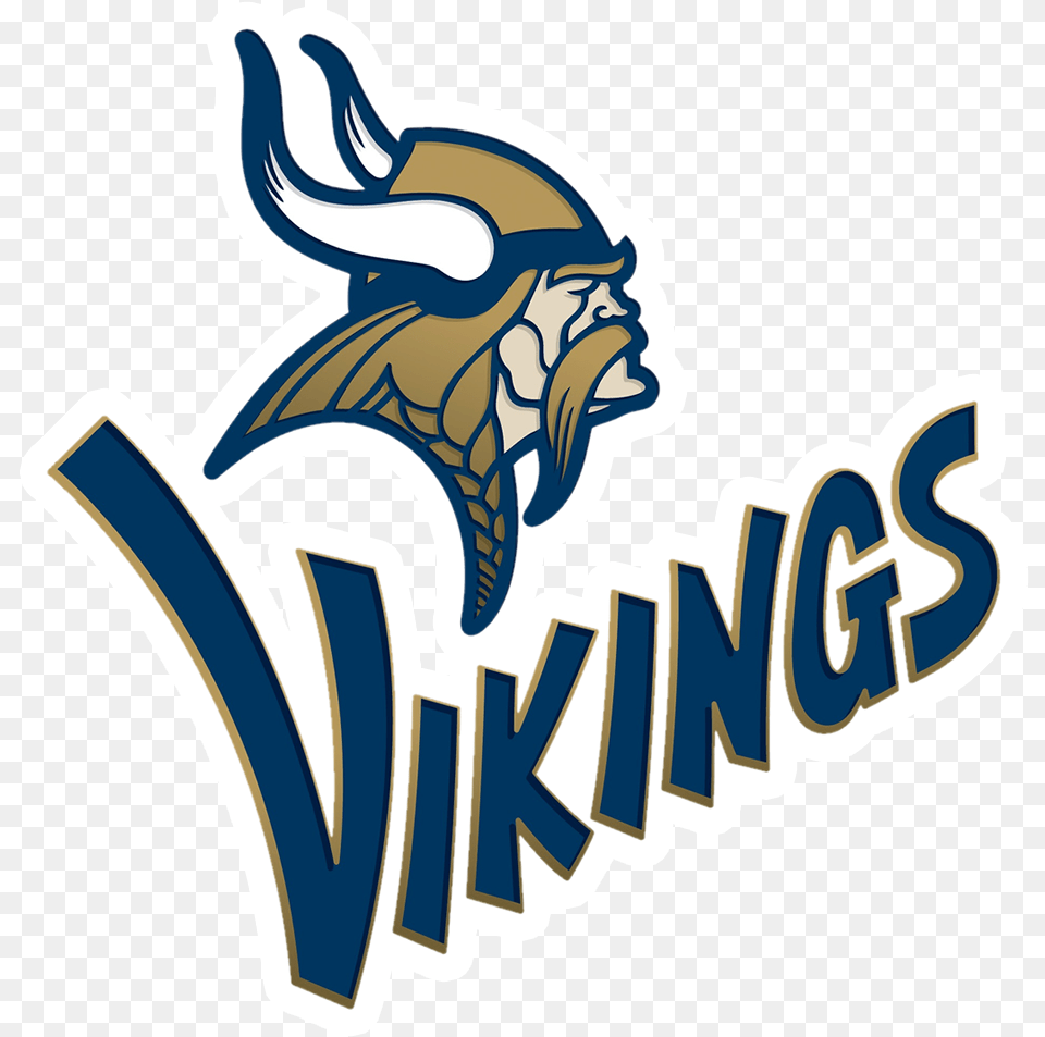 School Logo Spartan High Vikings Football, Emblem, Symbol Free Png Download