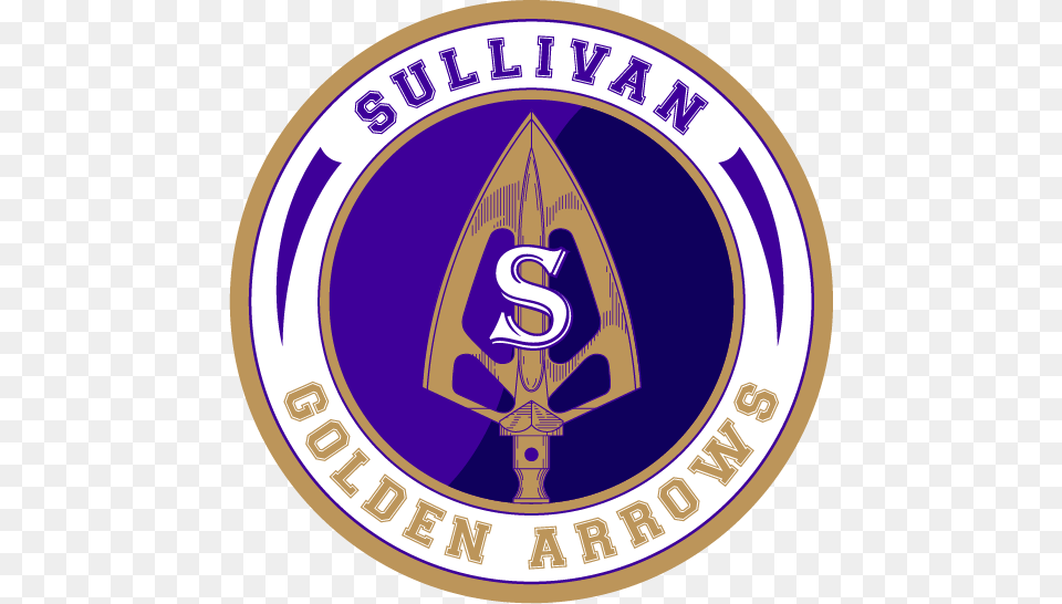 School Logo Sullivan High School Indiana Logo, Weapon, Emblem, Symbol, Ammunition Free Png Download