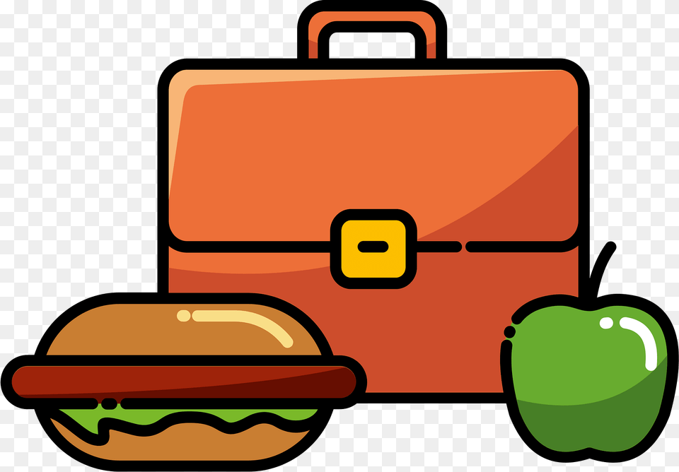 School Lunch Clipart, Food, Meal, Bag, Dynamite Free Transparent Png