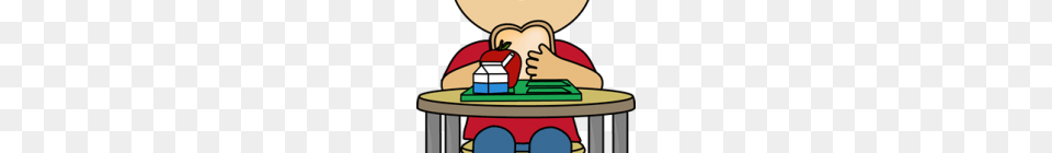 School Lunch Clipart Lunch Clipart New School Lunch Clipart, Person, Reading, Furniture, Table Free Png