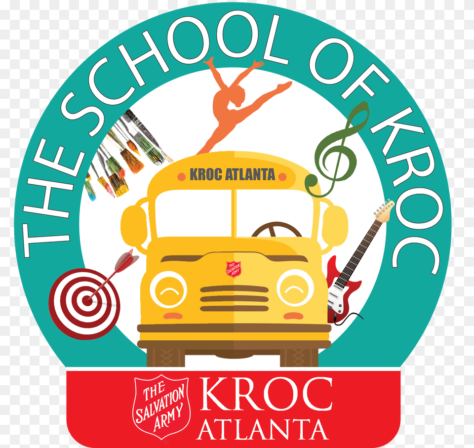 School Of Kroc Logo Kroc Atlanta, Vehicle, Transportation, Bus, School Bus Free Png
