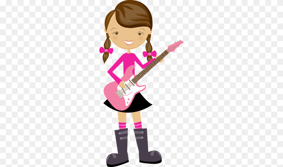 School Of Rock Music Music Clipart, Guitar, Musical Instrument, Baby, Person Free Png Download