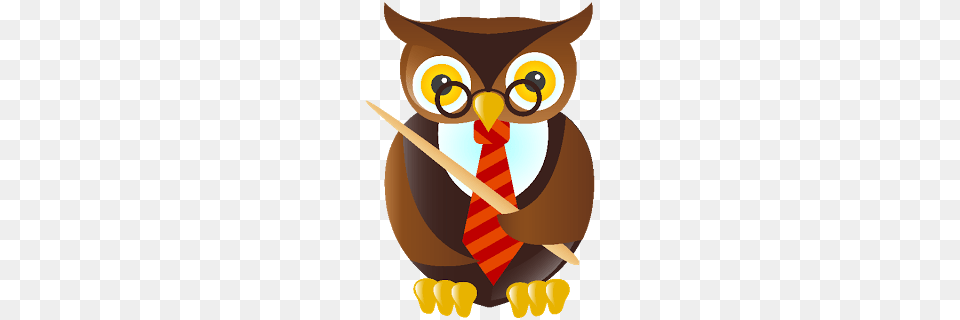 School Owl Clip Art, Accessories, Formal Wear, Tie, Baby Free Png Download