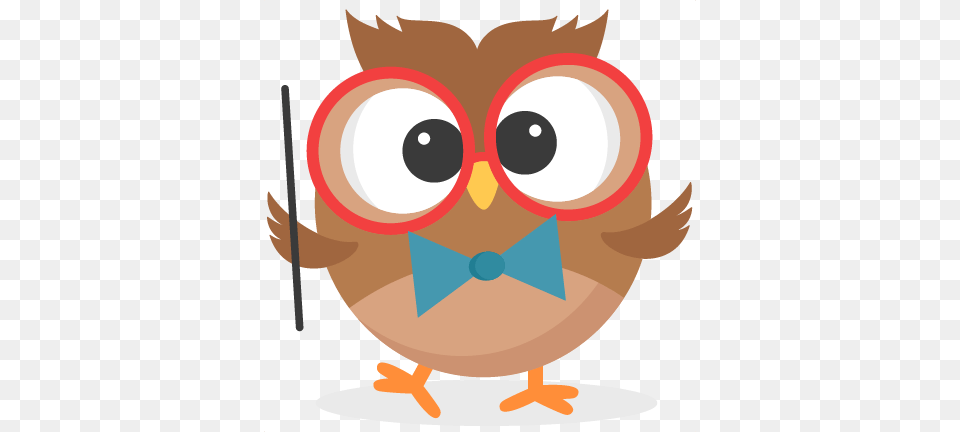 School Owl Scrapbook Cute Clipart, Animal, Beak, Bird Free Png Download