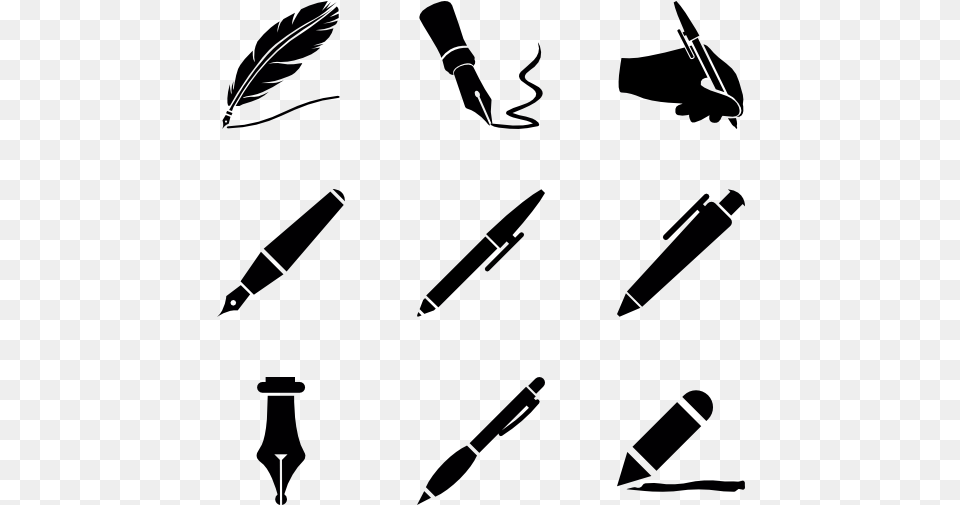 School Pen Writers Pen Transparent Background, Lighting Png Image