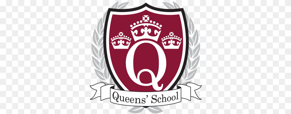 School Queens School Bushey Logo, Emblem, Symbol, Armor Png Image