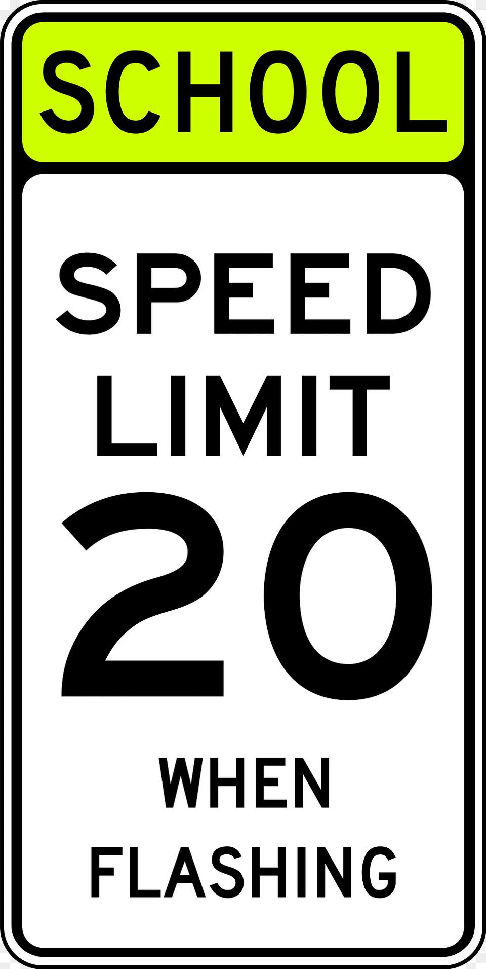 School Speed Limit When Flashing Clipart, Sign, Symbol, Road Sign, Bus Stop Png