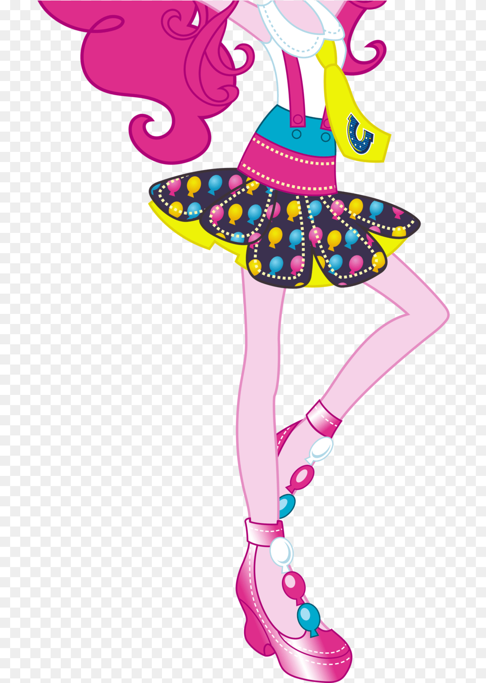 School Spirit Pinkie Pie Vector By Icantunloveyou D9i95z0 My Little Pony Equestria Girls, Dancing, Leisure Activities, Person, Purple Free Png