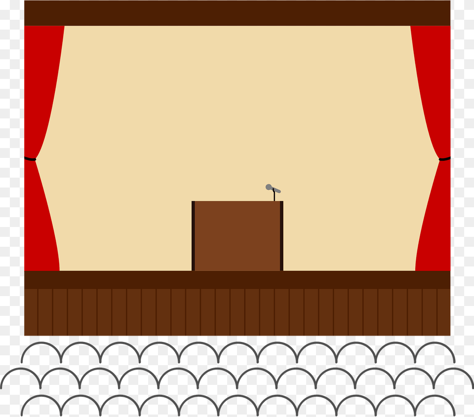 School Stage Clipart, Person, People, Crowd, Theater Png Image