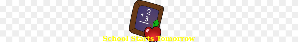 School Starts Tomorrow Clip Art, Text Png