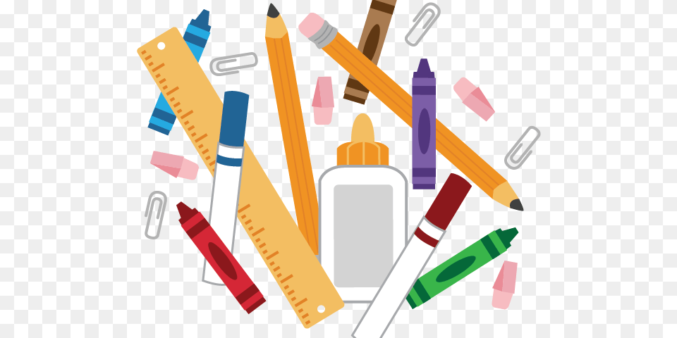 School Supplies Clipart Transparent Crafts And Arts Png Image