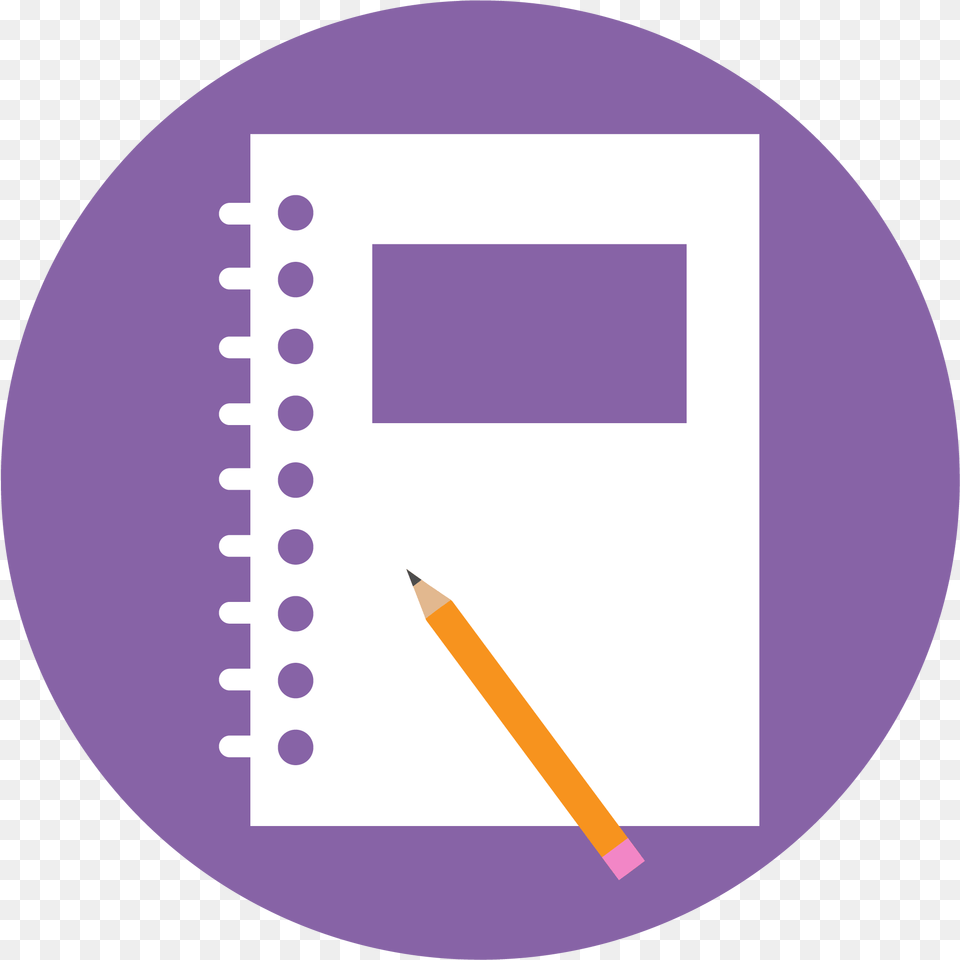 School Supply List Icon, Page, Text, Pencil, Disk Free Png Download