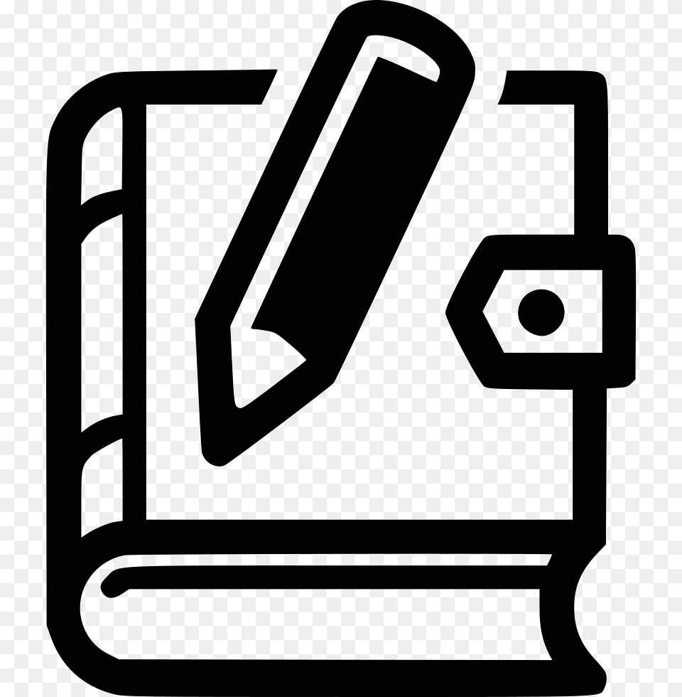 School Symbol Diary Icon, Stencil, Text, Number, Gas Pump Free Png