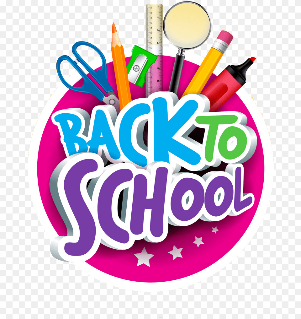 School Cartoon Logo Back To School Free Transparent Png