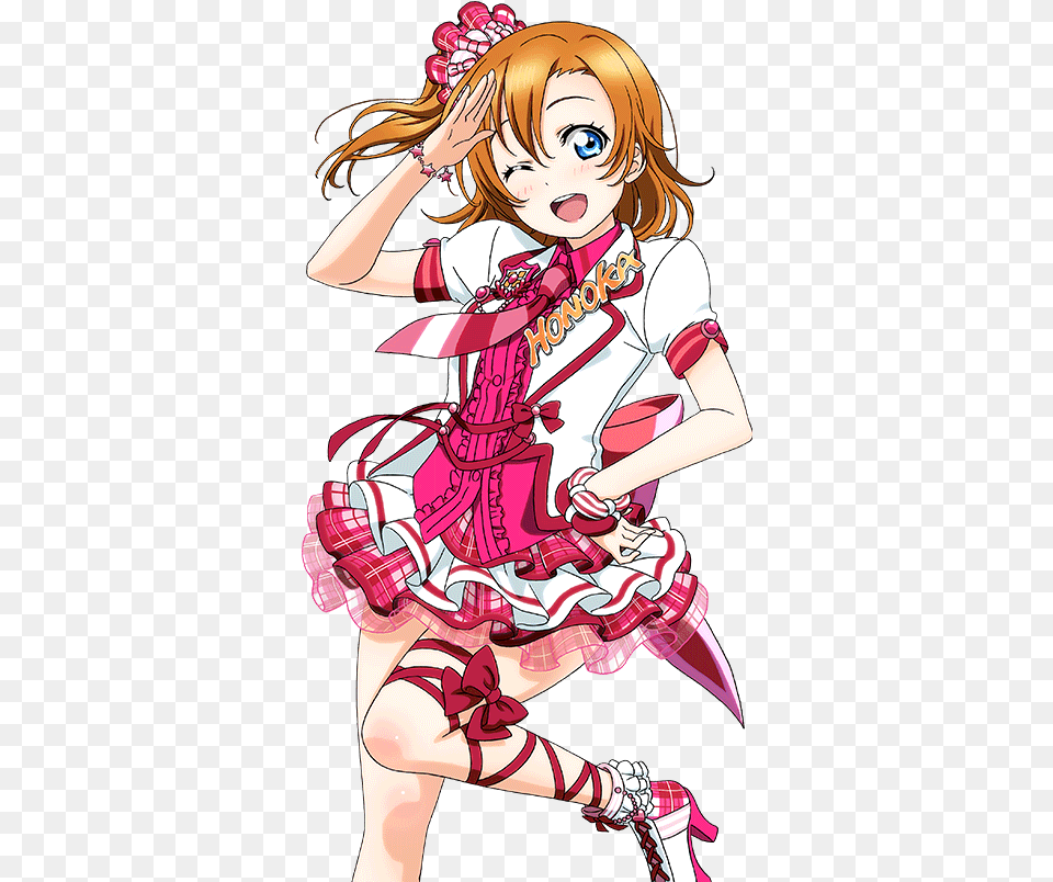 School Unity Honoka Ur Skill Love Livesif Honoka Kousaka Cosplay Costume Outfit, Book, Comics, Publication, Adult Png Image