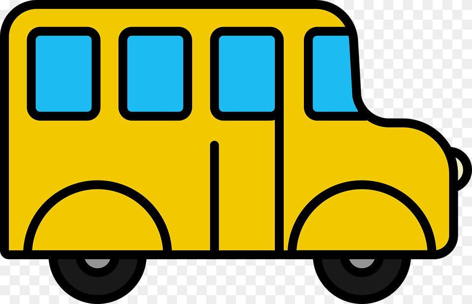 School Van Icon, Bus, Transportation, Vehicle, School Bus Free Transparent Png
