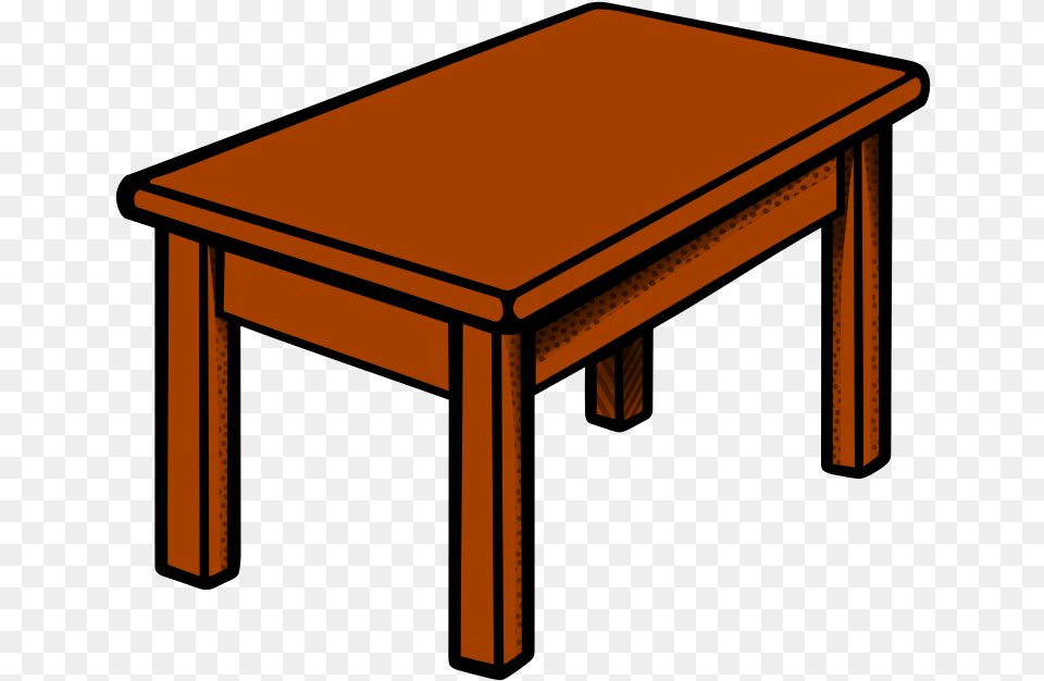 School Vintage Desk And Attached Chair Transparent Table Clipart, Coffee Table, Dining Table, Furniture, Wood Png