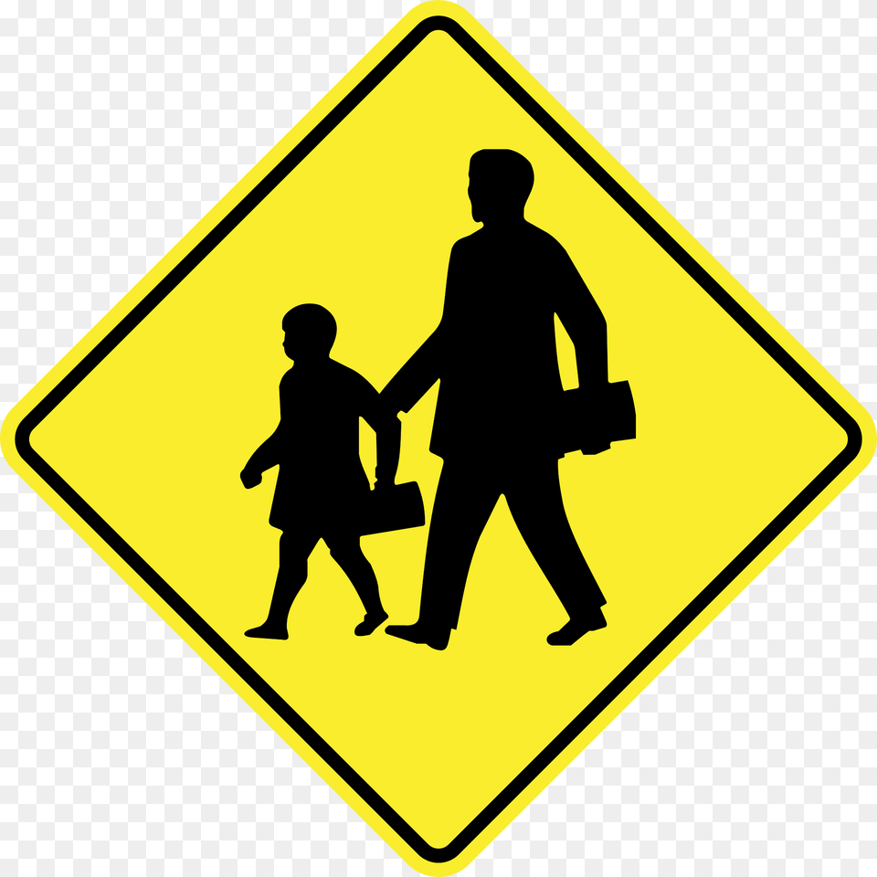 School Zone Sign In Argentina Clipart, Symbol, Adult, Male, Man Free Png