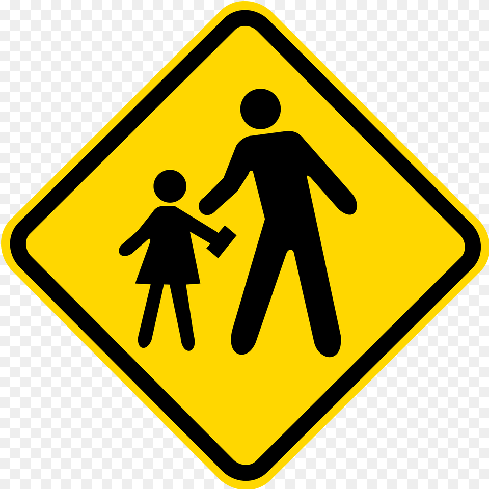 School Zone Sign In Brazil Clipart, Symbol, Road Sign, Person, Head Free Png