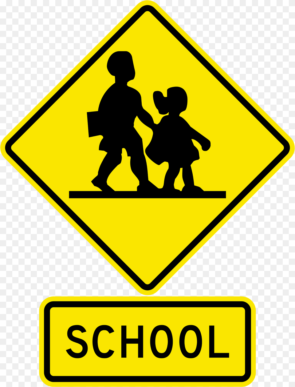 School Zone Sign In Jamaica Clipart, Symbol, Boy, Child, Male Free Png Download