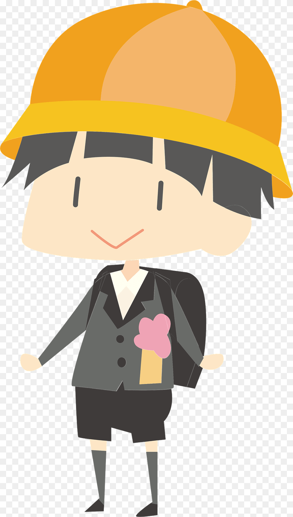 Schoolboy Clipart, Clothing, Hardhat, Helmet, Baby Free Png Download