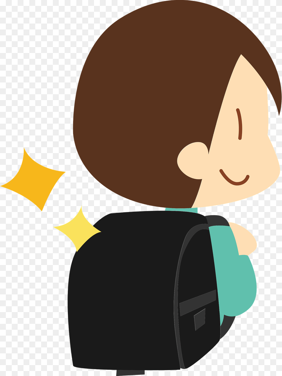 Schoolboy Wearing A Backpack Clipart, Cushion, Home Decor Png