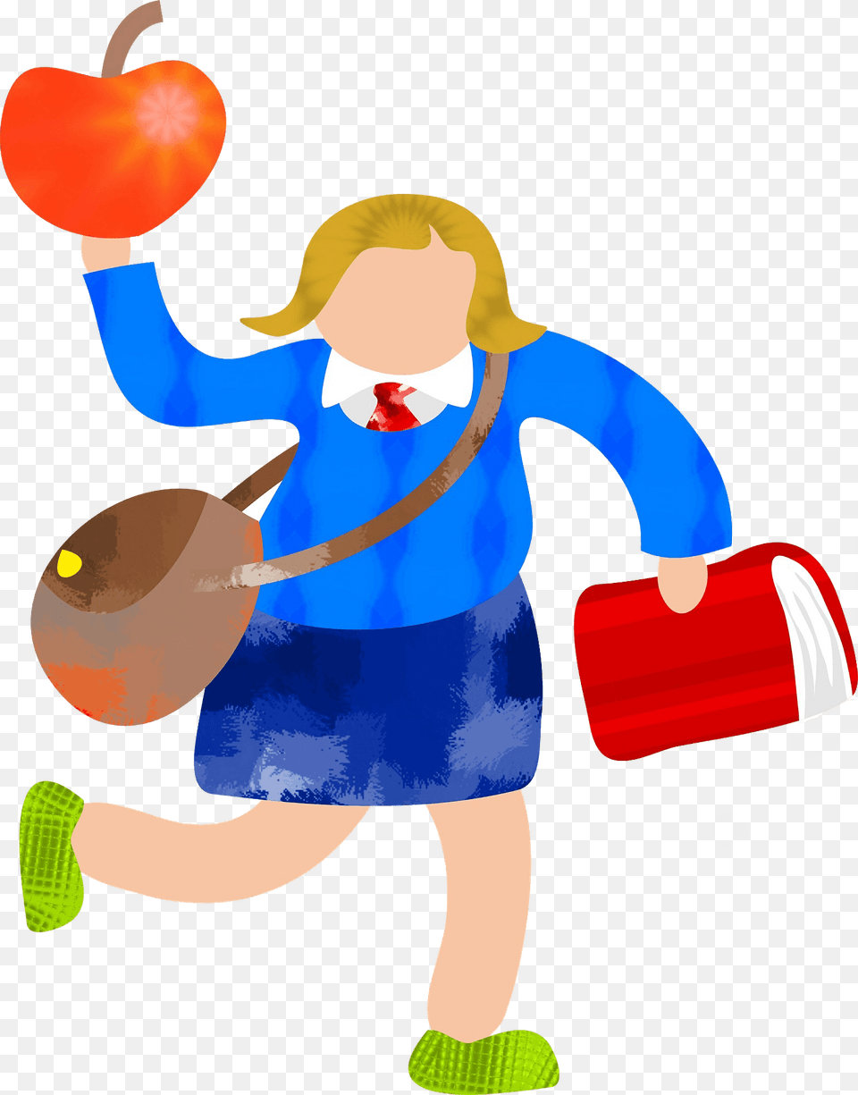 Schoolgirl Clipart, Baby, Person, Dynamite, Weapon Png Image