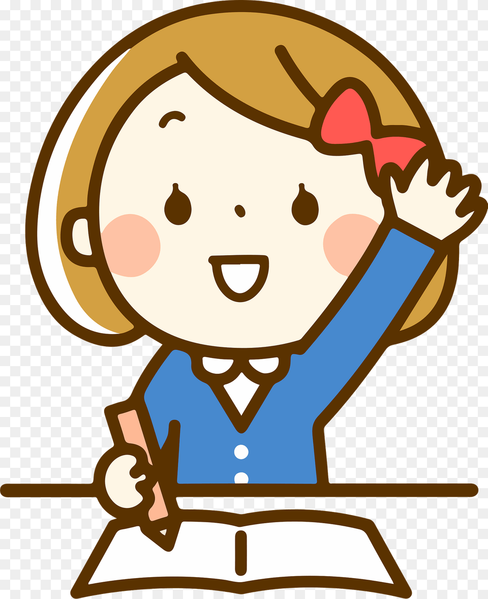 Schoolgirl Clipart, Cleaning, Person, Baby Free Png