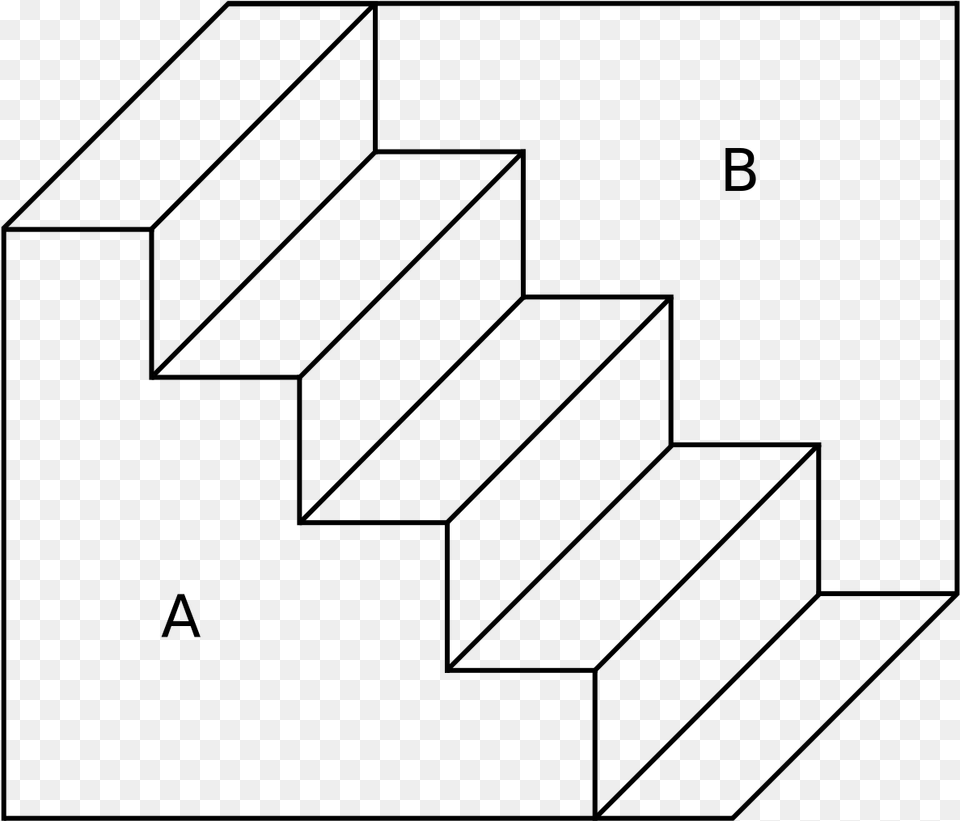 Schroeder Staircase, Gray Png