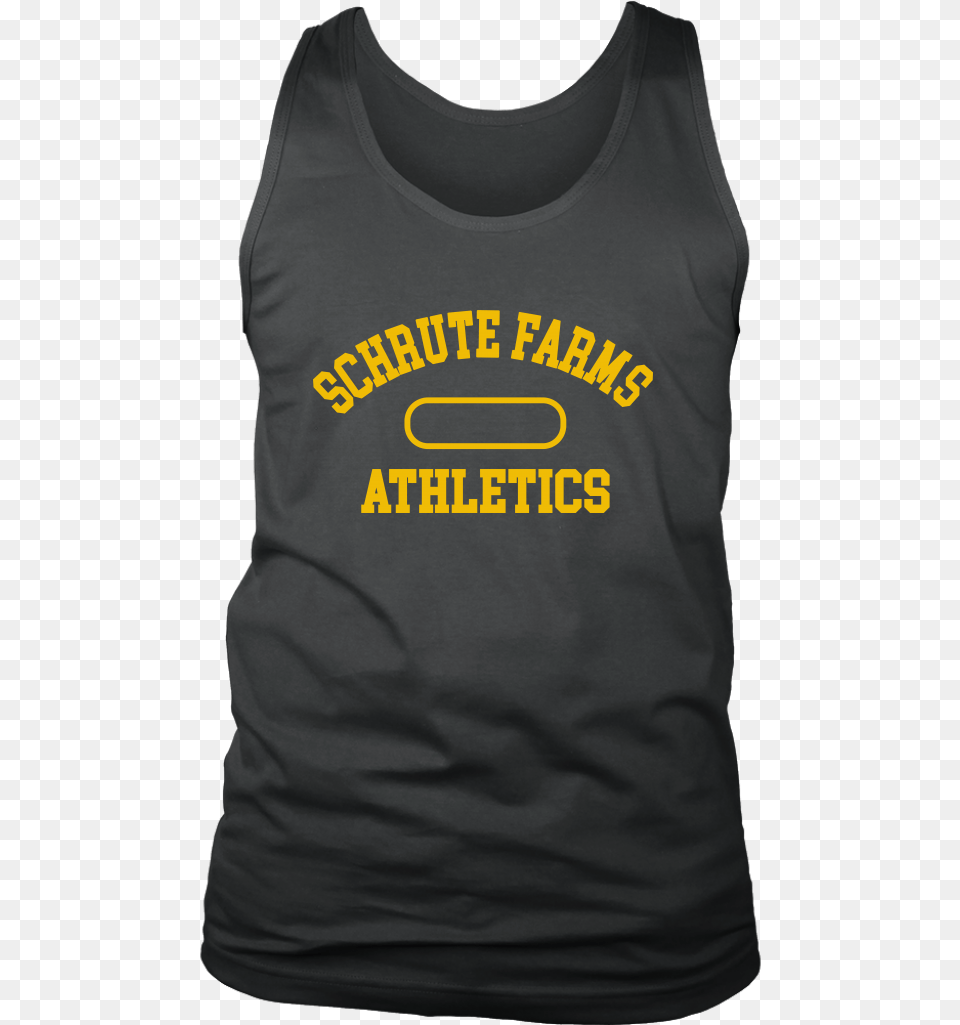 Schrute Farms Athletics Menu0027s, Clothing, Tank Top, Shirt Free Png Download