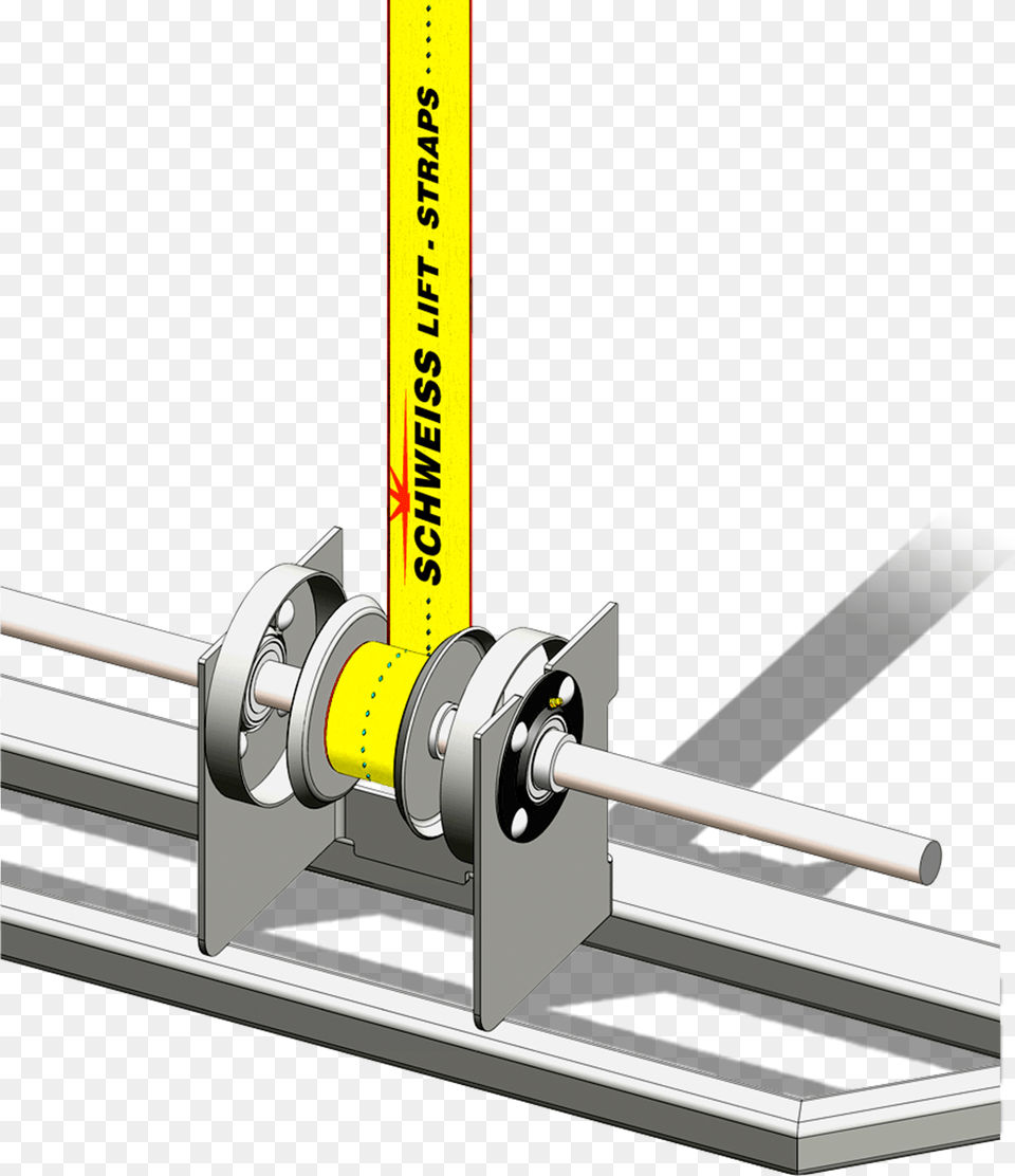 Schweiss Powerful Lift Straps Hanger Door Lift Straps, Architecture, Building, Factory, Device Png