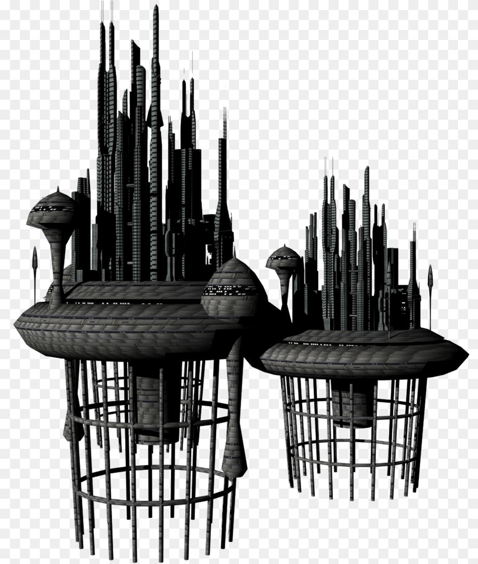 Sci Fi Building, Architecture, Art Png Image