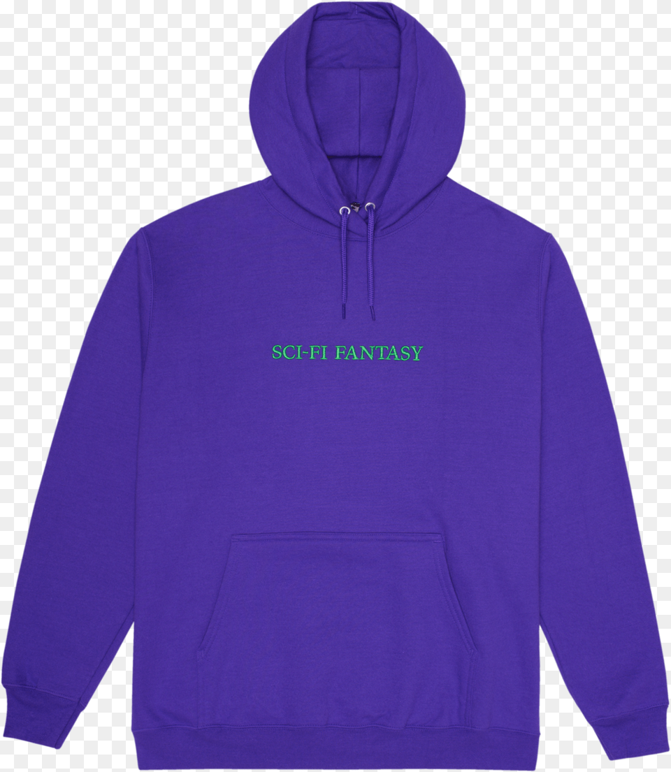 Sci Fi Fantasy Hoodie Purple, Clothing, Knitwear, Sweater, Sweatshirt Png