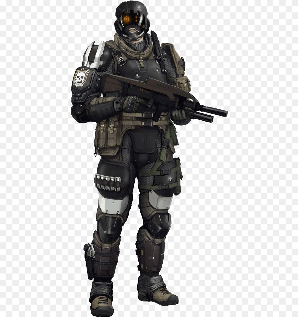 Sci Fi Warrior Metal Gear Cyberpunk 2020, Armor, Adult, Male, Man Free Transparent Png
