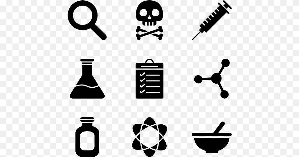 Science 16 Icons Shutterstock, Gray Png