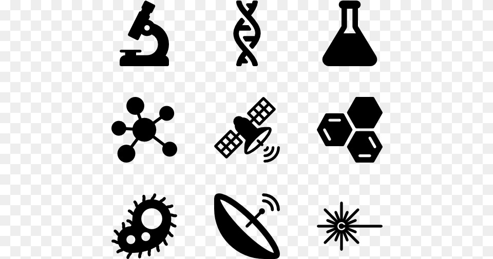 Science 40 Icons Peace And Love Icons, Gray Png