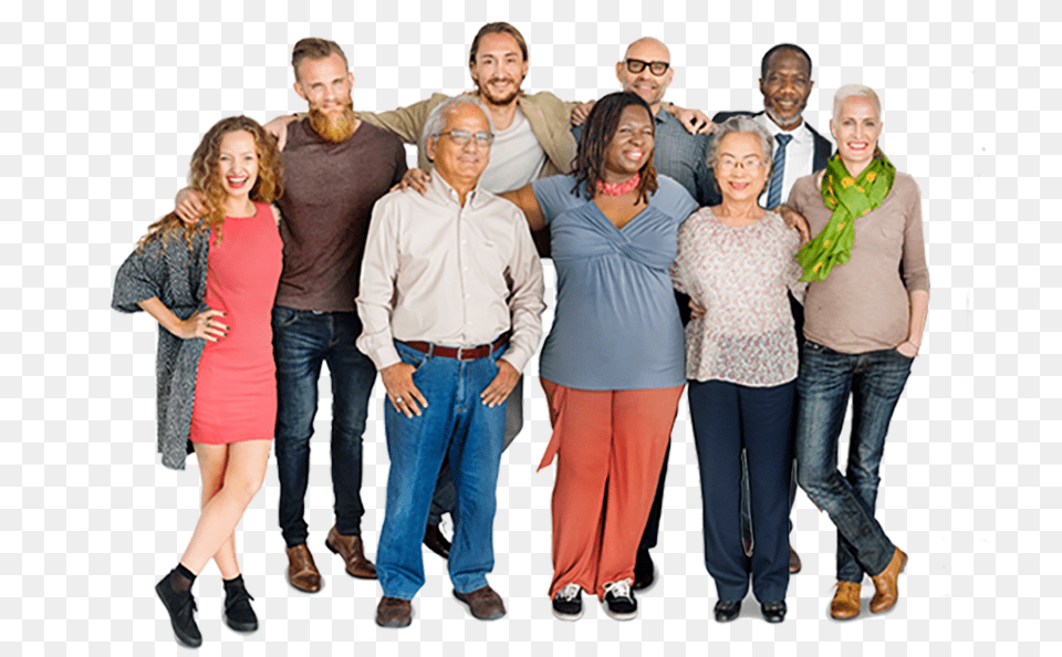 Science Booking People 03 Stock Photo Group Of People, Jeans, Clothing, Pants, Person Free Png