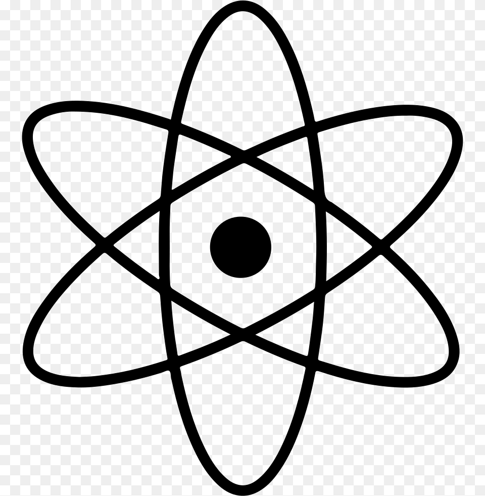 Science Chemistry Laboratory Comments Atom Clipart Black And White, Ammunition, Grenade, Weapon, Star Symbol Free Png