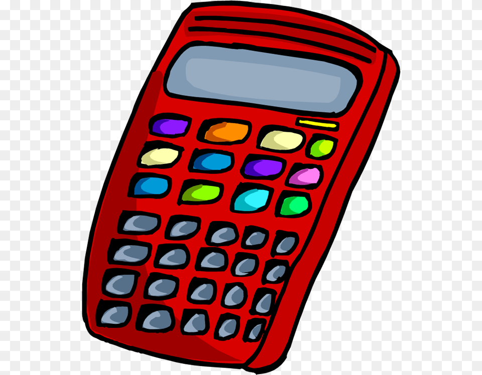 Science Clipart Red Calculator Clipart, Electronics, Person Free Transparent Png