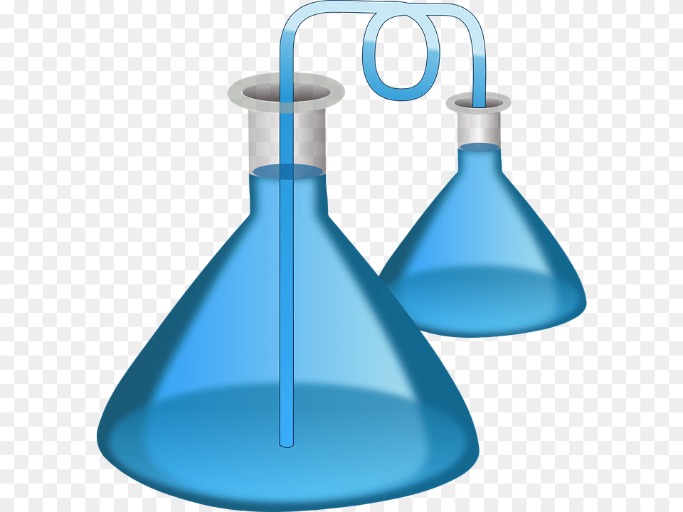 Science Equipment With Microscope And Beakers Illustration Laboratory Clipart, Jar, Smoke Pipe Free Png