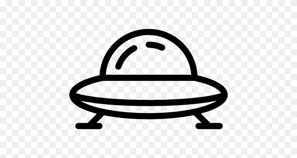 Science Fiction Clipart Alien Spaceship, Gray Free Transparent Png