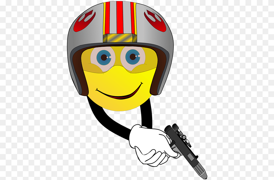 Science Fiction Rebels Rebellion Star Wars X Wing Smiley, Crash Helmet, Helmet, Firearm, Weapon Png