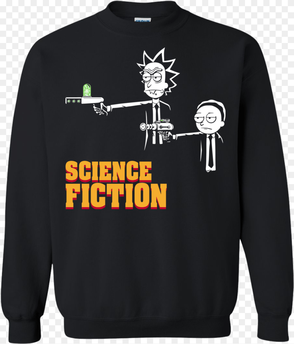 Science Fiction Rick And Morty Pulp Fiction T Shirt, T-shirt, Clothing, Sweatshirt, Sweater Png Image
