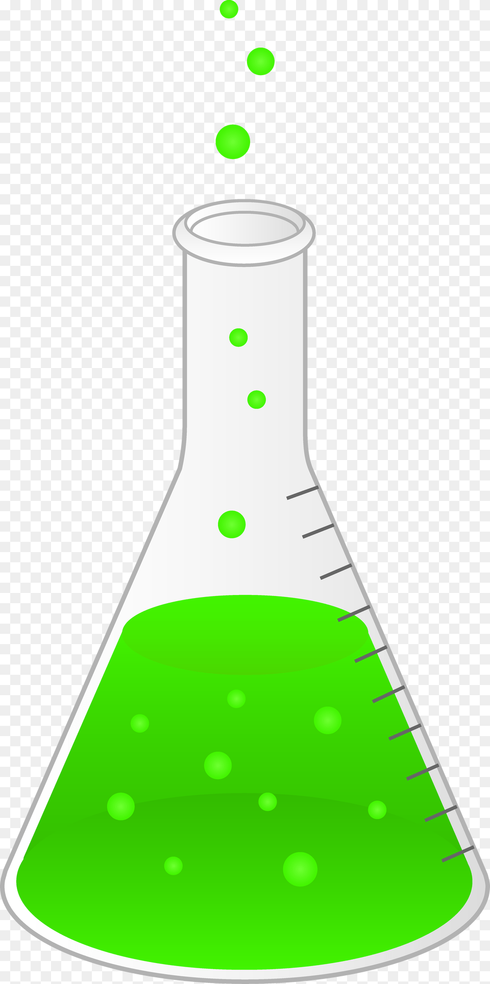 Science Flask With Green Chemical Science Beaker, Cone, Jar, Cup Png Image