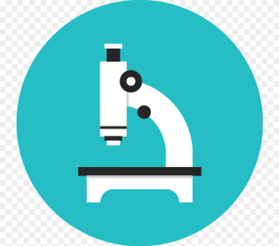 Science Flat Icon Clipart Download Plato Del Da, Microscope Png Image