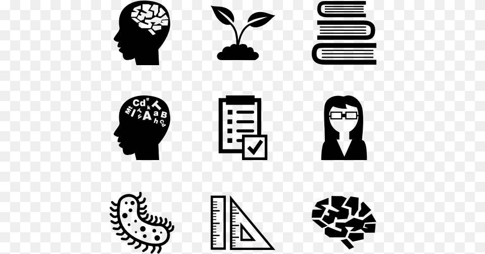 Science Icons Science Icon Vector, Gray Free Png