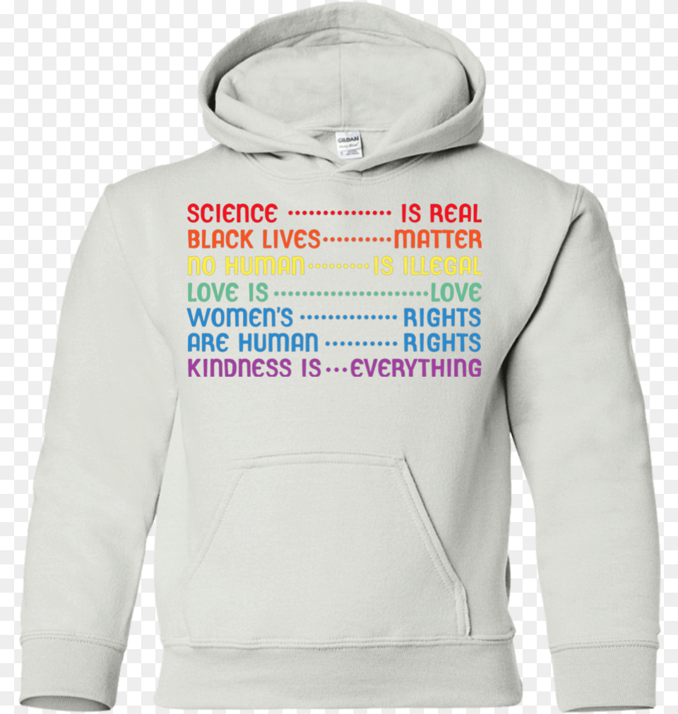 Science Is Real Black Lives Matter Shirt Youth Hoodie, Clothing, Hood, Knitwear, Sweater Free Png