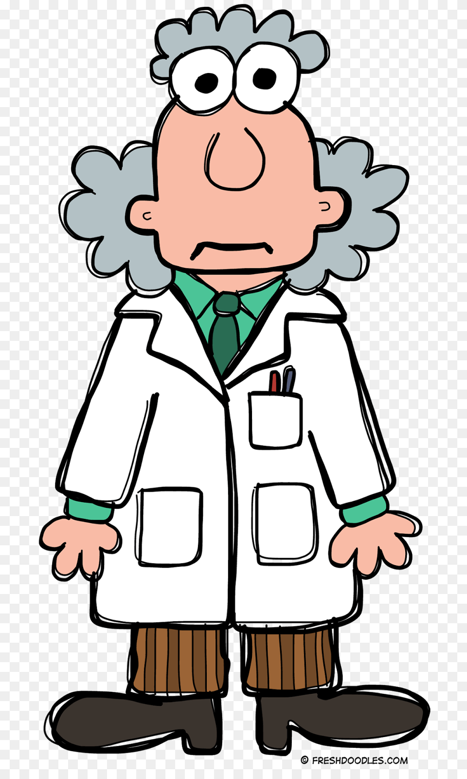 Science Kids Clipart, Clothing, Coat, Person, Lab Coat Free Png